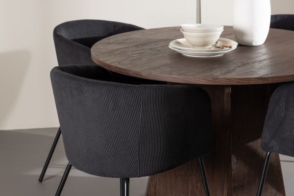 Imagine Bootcut Dining Table with Berit Dining Chair