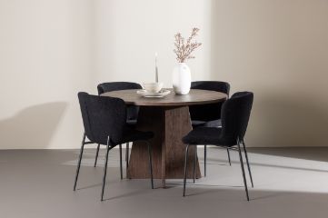 Imagine Bootcut Dining Table with Modesto Dining Chair