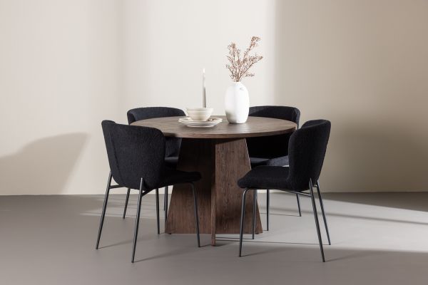 Imagine Bootcut Dining Table with Modesto Dining Chair