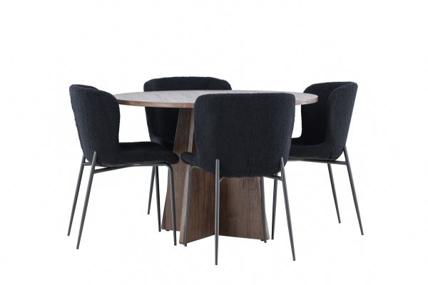 Imagine Bootcut Dining Table with Modesto Dining Chair