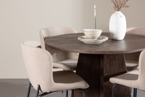 Imagine Bootcut Dining Table with Modesto Dining Chair