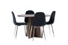 Imagine Bootcut Dining Table with Polar Dining Chair