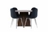 Imagine Bootcut Dining Table with Polar Dining Chair