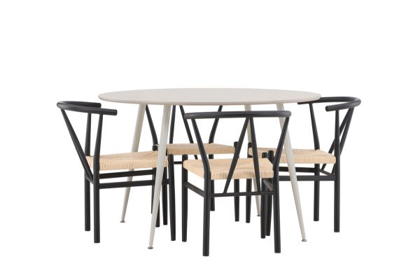 Imagine Plaza Dining Table with Alfons Dining Chair