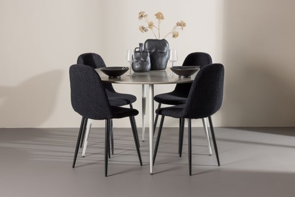 Imagine Plaza Dining Table with Polar Dining Chair