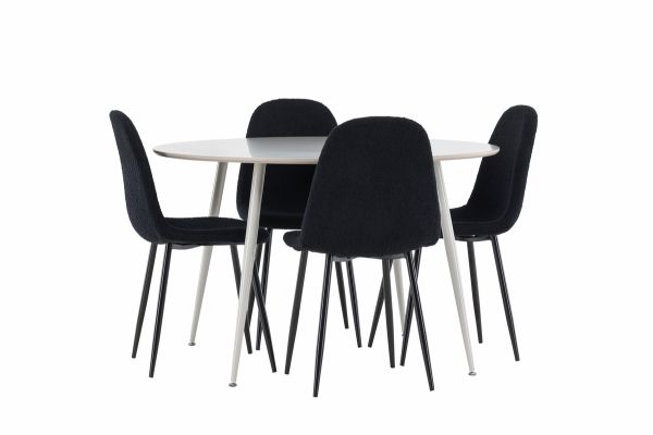 Imagine Plaza Dining Table with Polar Dining Chair