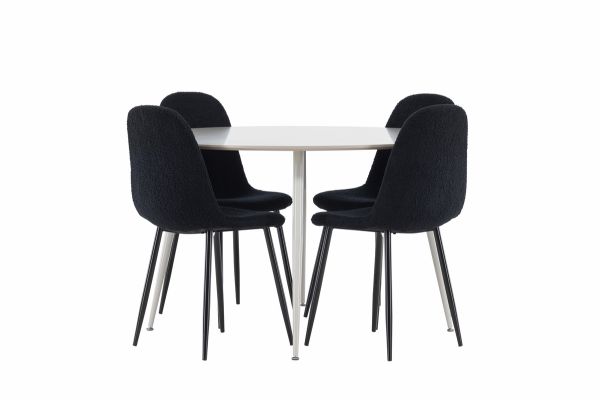 Imagine Plaza Dining Table with Polar Dining Chair