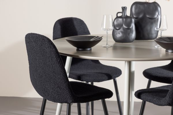 Imagine Plaza Dining Table with Polar Dining Chair