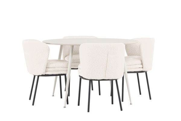 Imagine Plaza Dining Table with Agnes Dining Chair