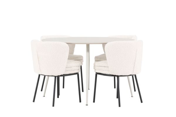 Imagine Plaza Dining Table with Agnes Dining Chair