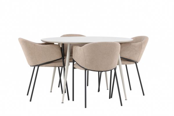 Imagine Plaza Dining Table with Evelina Dining Chair