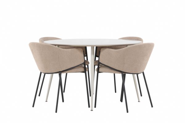 Imagine Plaza Dining Table with Evelina Dining Chair