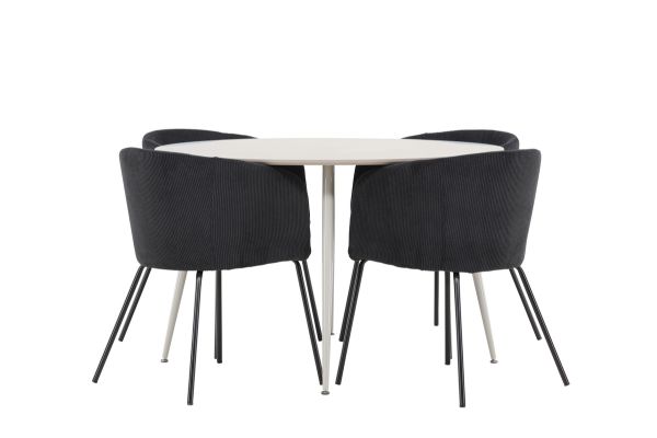 Imagine Plaza Dining Table with Berit Dining Chair