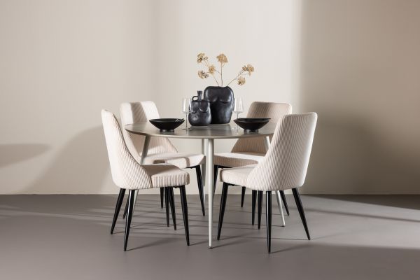 Imagine Plaza Dining Table with Leone Dining Chair