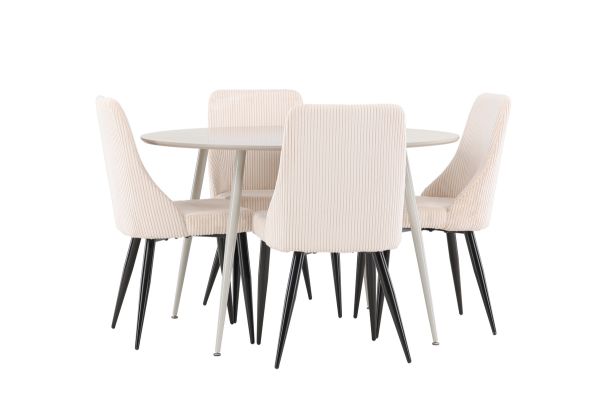 Imagine Plaza Dining Table with Leone Dining Chair