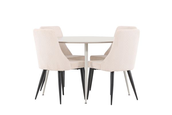 Imagine Plaza Dining Table with Leone Dining Chair