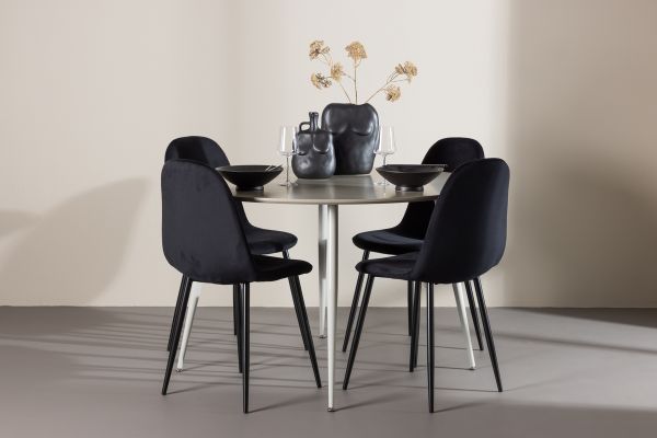 Imagine Plaza Dining Table with Polar Dining Chair