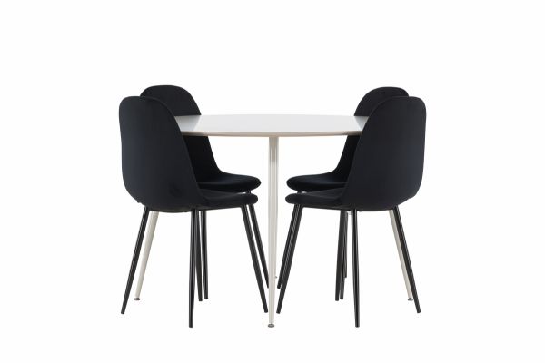 Imagine Plaza Dining Table with Polar Dining Chair