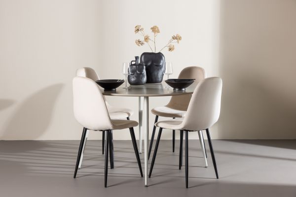 Imagine Plaza Dining Table with Polar Dining Chair