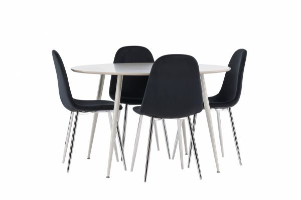 Imagine Plaza Dining Table with Polar Dining Chair