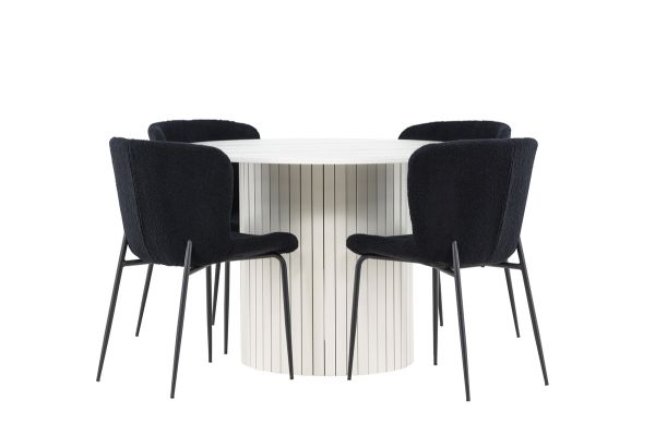 Imagine Härön Dining Table with Modesto Dining Chair