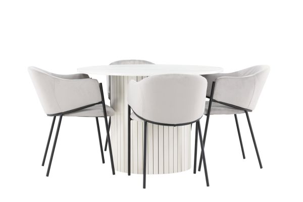 Imagine Härön Dining Table with Evelina Dining Chair