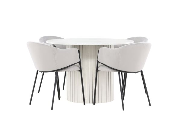 Imagine Härön Dining Table with Evelina Dining Chair