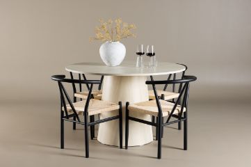 Imagine Lanzo Dining Table with Alfons Dining Chair