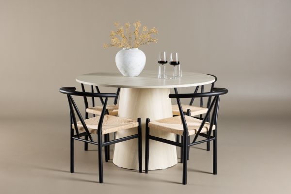 Imagine Lanzo Dining Table with Alfons Dining Chair