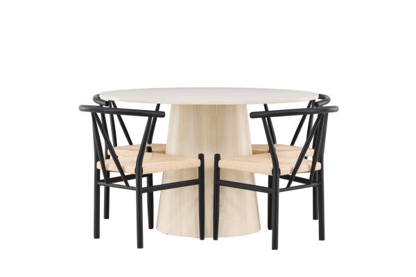 Imagine Lanzo Dining Table with Alfons Dining Chair