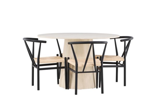 Imagine Lanzo Dining Table with Alfons Dining Chair