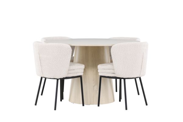 Imagine Lanzo Dining Table with Agnes Dining Chair