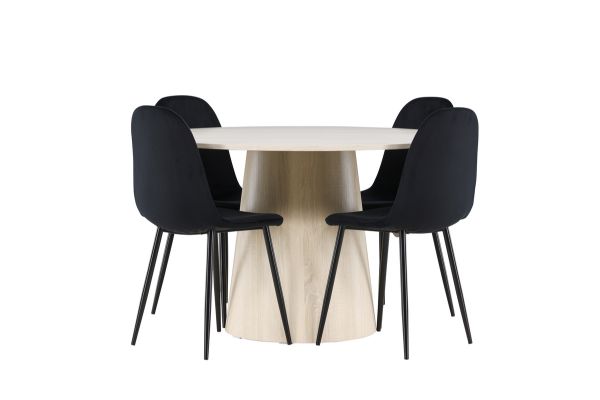 Imagine Lanzo Dining Table with Polar Dining Chair