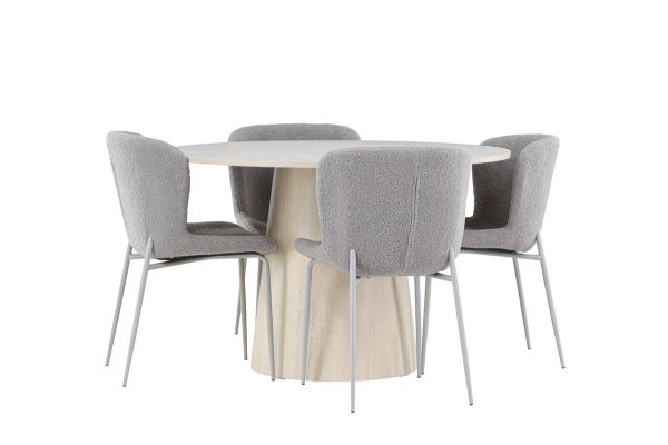 Imagine Lanzo Dining Table with Modesto Dining Chair