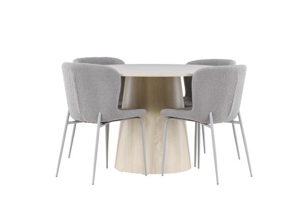 Imagine Lanzo Dining Table with Modesto Dining Chair