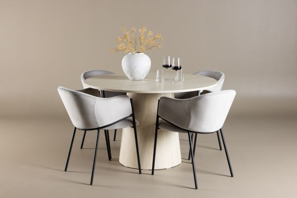 Imagine Lanzo Dining Table with Evelina Dining Chair