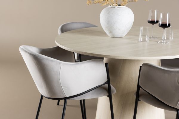 Imagine Lanzo Dining Table with Evelina Dining Chair