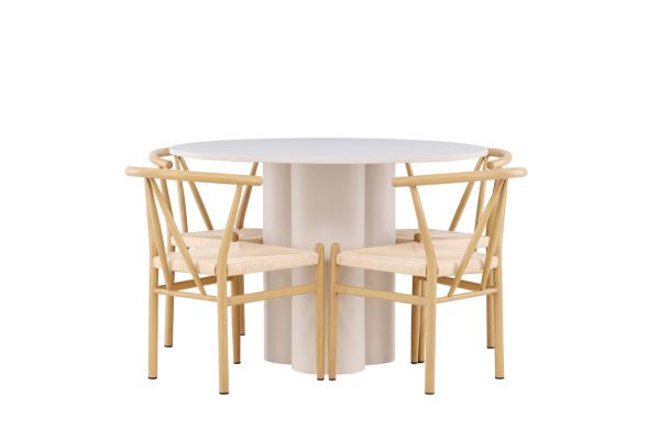 Imagine Olivia Dining Table with Alfons Dining Chair