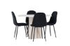 Imagine Olivia Dining Table with Polar Dining Chair