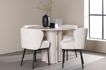 Imagine Olivia Dining Table with Agnes Dining Chair