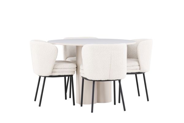 Imagine Olivia Dining Table with Agnes Dining Chair