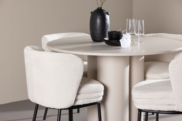 Imagine Olivia Dining Table with Agnes Dining Chair