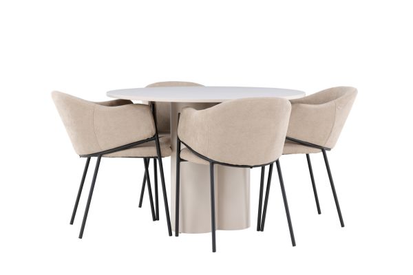 Imagine Olivia Dining Table with Evelina Dining Chair