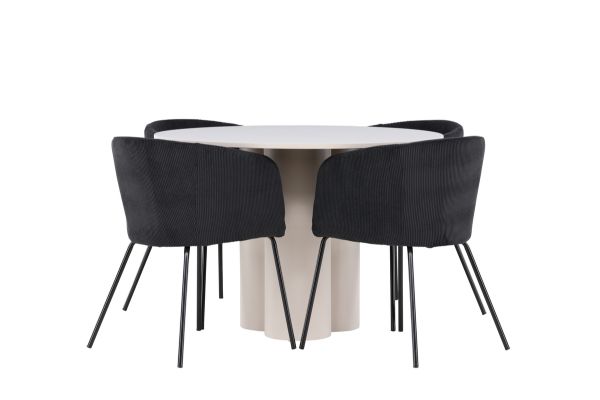 Imagine Olivia Dining Table with Berit Dining Chair