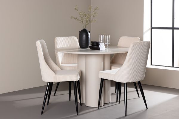 Imagine Olivia Dining Table with Leone Dining Chair