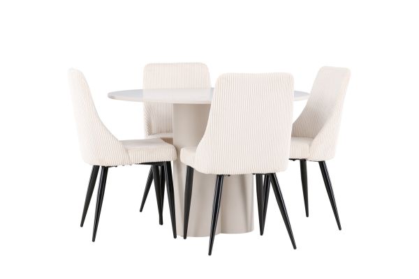 Imagine Olivia Dining Table with Leone Dining Chair