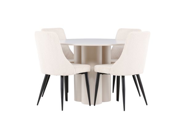 Imagine Olivia Dining Table with Leone Dining Chair