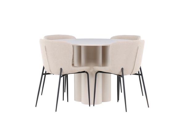 Imagine Olivia Dining Table with Modesto Dining Chair