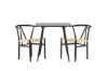 Imagine Polar Dining Table with Alfons Dining Chair