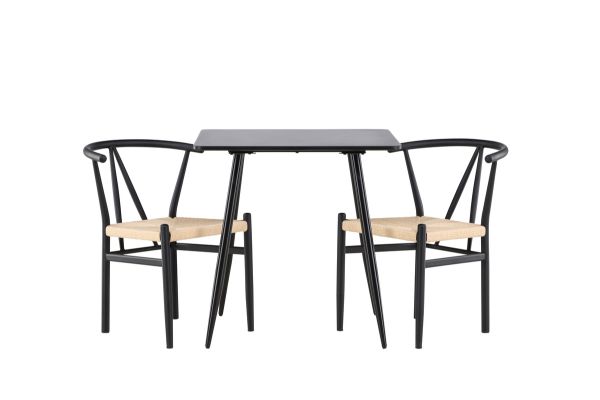 Imagine Polar Dining Table with Alfons Dining Chair